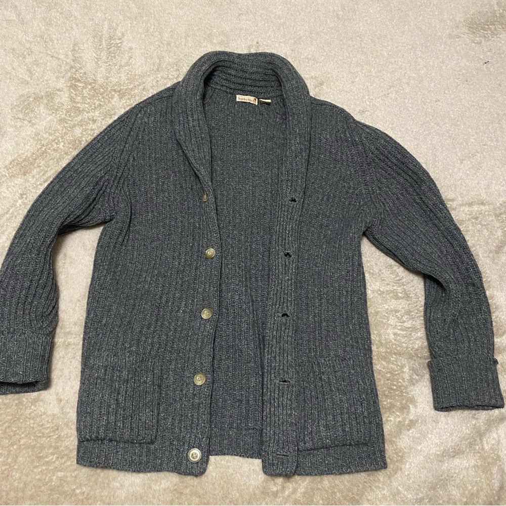 Large 100% Shetland Wool cardigan
